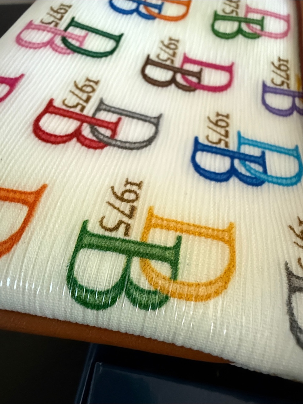 NWT Dooney & Bourke Rainbow DB Monogram Wristlet Pouch Wallet Box & Tags - Picture 11 of 12